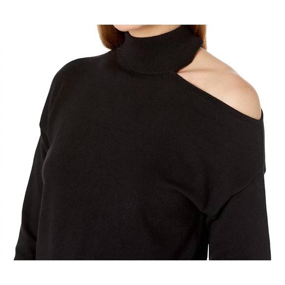 NEW ELLIOTT LAUREN magic cold shoulder sweater in black - Picture 2 of 3